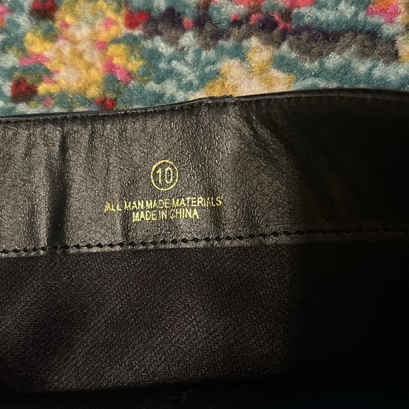 Knee High Black Crocodile Boots - Picture 10 of 10